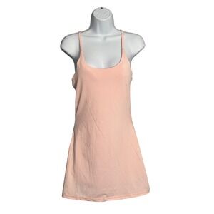 Pink Racerback Mini Dress Athleisure‎ Tennis Skirt Style Size S
